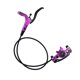 thumbnail image 2 of Naiovety Juego de frenos hidráulicos para bicicletas, piezas de parada de ruedas, accesorios para bicicletas, componente modificado, Kit de Ciclismo Violeta Freno delantero izquierdo, 2 of 6
