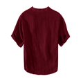 thumbnail image 5 of Migroa Men's Fashion Shirt Casual Beach T-Shirts Solid Tops Shirts for Men 3/4 Sleeve Regular-Fit Henley T-Shirt Summer Lightweight Beach Yoga Tops Wine 2XL, 5 of 5