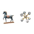 thumbnail image 1 of Figura Esférica De Caballo De Pie, Escultura Feng Shui Moderna Para Escritorio, Sala De Estar, Estantería De Oficina, Decoración Del Hogar, Adorno, 1 of 8