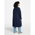 thumbnail image 3 of Terra & Sky Women's Plus Size Core Duster Cardigan, Sizes 0X-4X, 3 of 4