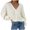 White, variant on Plus Size Women's V Neck Button Cardigan Knitted Sweater Jacket Soft Comfortable Lightweight Stylish Casual Long Sleeve Top