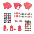 thumbnail image 1 of Inteprter Bolsas de papel navideñas Set Clips Cuerda de algodón Pegatinas Etiquetas colgantes Fiesta Kits de decoración para fiestas, 1 of 6