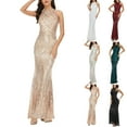 thumbnail image 1 of Gspmoly Robe d'Été, Robe Élégante à Paillettes pour Femme Robes de Cocktail Offres Prime, 1 of 4