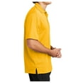 thumbnail image 3 of Yellow Rooster Men's Short Sleeve Dri-Mesh Polo T-Shirts Gold XL, 3 of 5