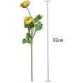 thumbnail image 5 of Artificial Ranunculus Flowers with Real Touch Stem Spray for Home Garden Decoration (White), 5 of 5