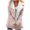 Gray, variant on Winter Warm Zip Up Caots for Womens Fashion Plus Size Plaid Printed Fashionable Long Sleeved Pocket Composite Plush Button Coat
