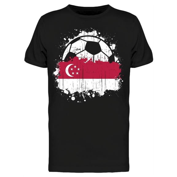Soccer Team Of Singapore T-Shirt Men -Image by Shutterstock Men T-Shirt, Male Medium