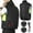 O9-Black, variant on Homeyce Storm Fan Jacket, Japanese - Style Cooling Vest for Hot Days, 2 - Fan Air Conditioned Design, Suitable for Men & Women in Outdoor Scenes,Black 3XL