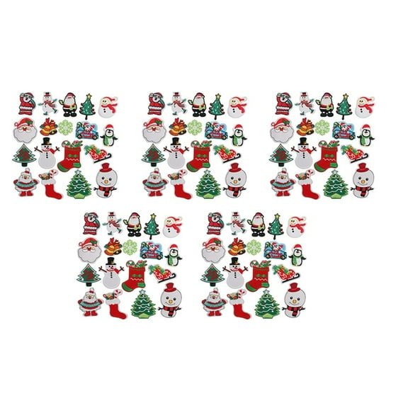 Christmas Patches Sew on Iron on Embroidered 90PCS Xmas Tree Santa Cute Appliques for DIY Crafts Clothes Decorations