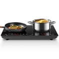 thumbnail image 4 of Amzgachfktch 1800W Double Induction Cooktop with 4 Presets & Touch Control in Black, 4 of 12