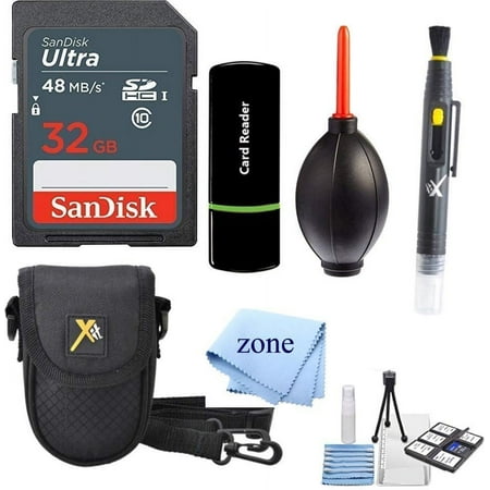 Accessory Kit for Sony Cyber-Shot DSC-W800 W800/B W800/S DSC-W830 DSCW830/B DSCW830 DSCWX220/B DSC-WX350 Digital Camera Includes Memory Card + Case + More Standard Kit