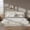 Off White King Variant 2, variant on Harmie Bed Frame Cloud Soft Upholstered Frame Gliding Side Trays Adults And Guest Rooms Off White King