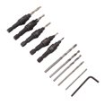 thumbnail image 3 of Juego de brocas de cambio rápido, juego de brocas avellanadoras de 82 grados para madera blanda, madera dura, fibra de vidrio y plástico, 3 of 8