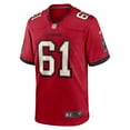 thumbnail image 2 of Men's Nike Silas Dzansi  Red Tampa Bay Buccaneers  Game Jersey, 2 of 6