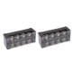 thumbnail image 3 of 2 Piezas Bloque de Tira de Terminales 100A 600V Gran Corriente Fácil Cableado Circuito de Tierra Bloque de Terminales para de Distribución de Energía de Iluminación, 3 of 8