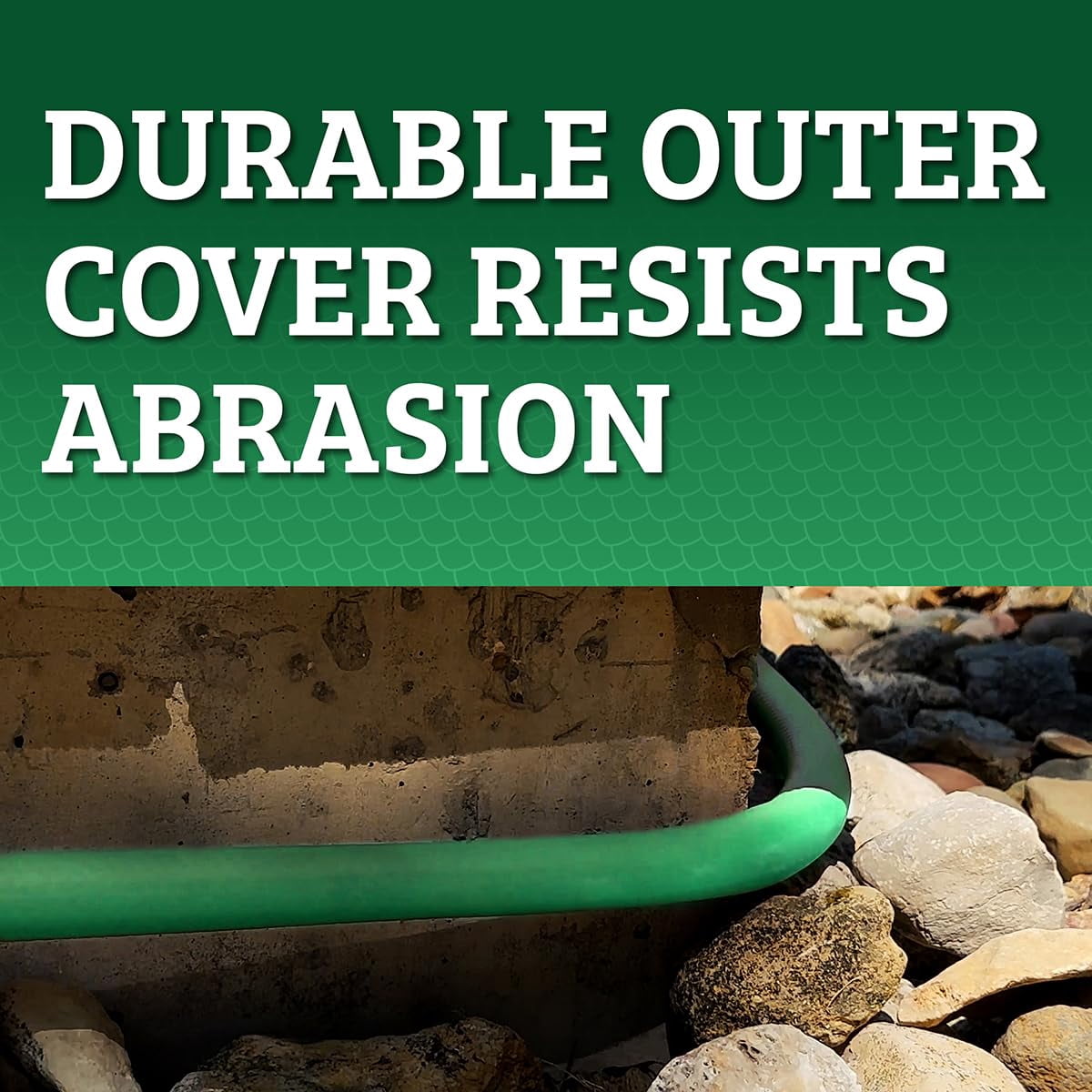 Colors Swivelgrip Garden Hose 5/8 In. X 10 Ft.  Lightweight All-weather Water Durable And Flexible Leak-free Connections Forest Green