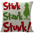 thumbnail image 1 of Fundas de almohada de Navidad Fundas de almohada de granja Funda de almohada de lino rústico de vacaciones para sofá Sofá Decoraciones de Navidad Fundas de almohada de tiro kaili Sencillez, 1 of 3
