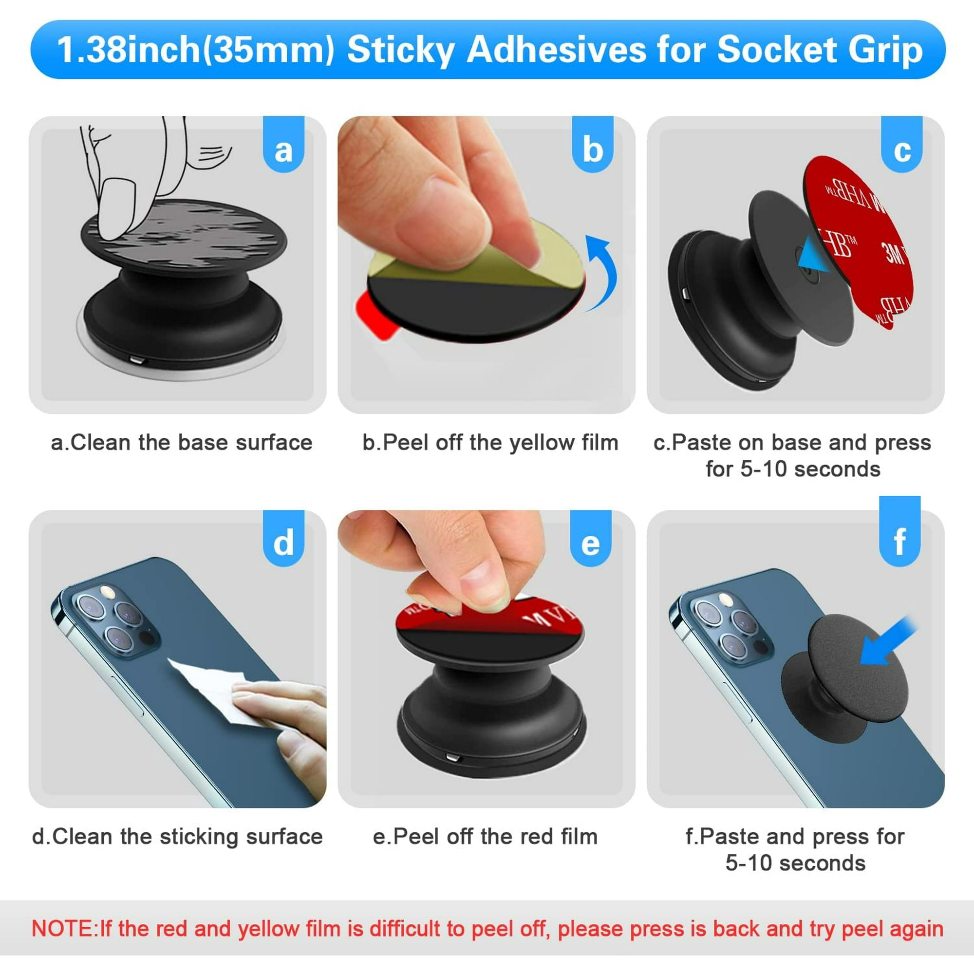 Fix Popsocket Top Pop Socket Cover Replacement PopSockets PopGrip