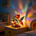 thumbnail image 3 of Resin Animal Night Light, LED Art Sculpture with Soft Glow, Handcrafted Desktop Decoration for Bedroom Living Room, Multi-Mode Lighting, USB or Battery Powered, Ideal Gift for Kids and Art Lovers, 3 of 5