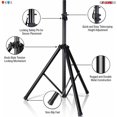 thumbnail image 2 of 5 CORE Speaker Tripod Stand, Adjustable up to 71 Inches, Heavy Duty Steel, 35mm Insert, Black, 2 of 8
