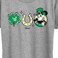 thumbnail image 3 of Disney - Mickey St. Patrick's Icons - Women's Short Sleeve Graphic T-Shirt, 3 of 5