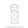 thumbnail image 1 of Furinno Turn-N-Tube 4-Tier Corner Display Rack Multipurpose Shelving Unit, French Oak Grey/Black, 1 of 5