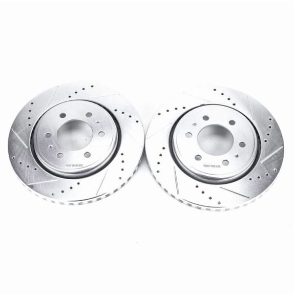 Powerstop AR85108XPR PSBAR85108XPR EVOLUTION DRILLED & SLOTTED ROTORS Fits select: 2010-2020 FORD F150, 2007-2021 FORD EXPEDITION