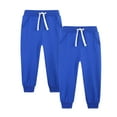 thumbnail image 2 of ATOGUTA Uniform Pants for Boys Size 5T-14 Elastic Waist Athletic Joggers for Running Sports Outdoor School Uniform 2 Pack Blue, 2 of 3