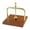 Gold, variant on Gold Wooden Paper Towel Holder For Table And Kitchen Use 14X14X8.5 Cm Size With Sturdy Construction