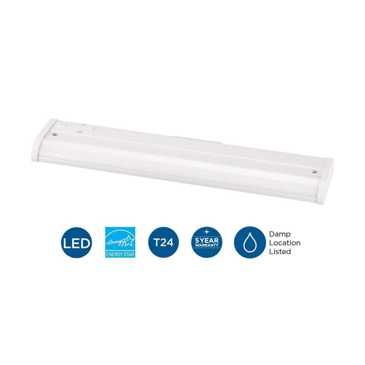 Progress Lighting P700026-Cs Hide-A-Lite 18" Led Under Cabinet Light - White