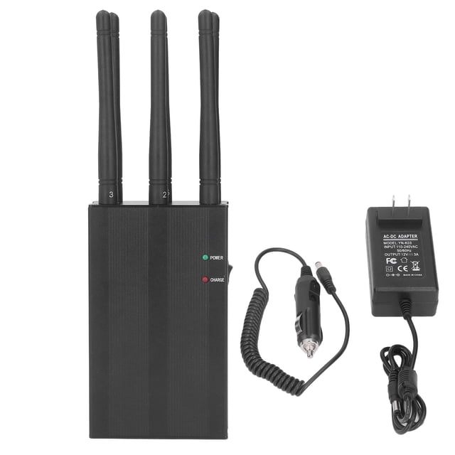 Interceptor antigrabación, bloqueador de sonido antigrabación portátil de 6 canales, interceptor antigrabación de primera línea