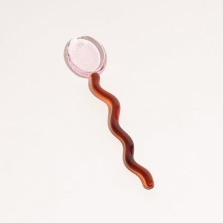 

Espresso Stirrer Spoons Heat-Resistant Glass Spoon Household Milk Tea Spoon Long Handle Juice Glass Spoon Colorful Stirring Rod