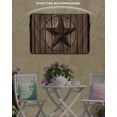 thumbnail image 6 of Outdoor TV Cover 40 to 43 Inch Weatherproof, Vintage Western Stars Waterproof TV Screen Protector for Outside Decor with Zipper and Pocket 40"L x 25"H , Brown Farmhouse Wood Texture, 6 of 7