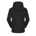 thumbnail image 6 of RYDCOT Mens Color Blocked Jacket Zip Hooded Windbreaker Coat Outdoor Workwear Hooded Casual Jacket Black, 6 of 6