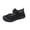 Black, variant on Otqutp Toddler Dress Sandals Summer New Hollowed Breathable Mesh Shoes Boys Baotou Anti Kick Sandals Girls Solid Color Beach Shoes