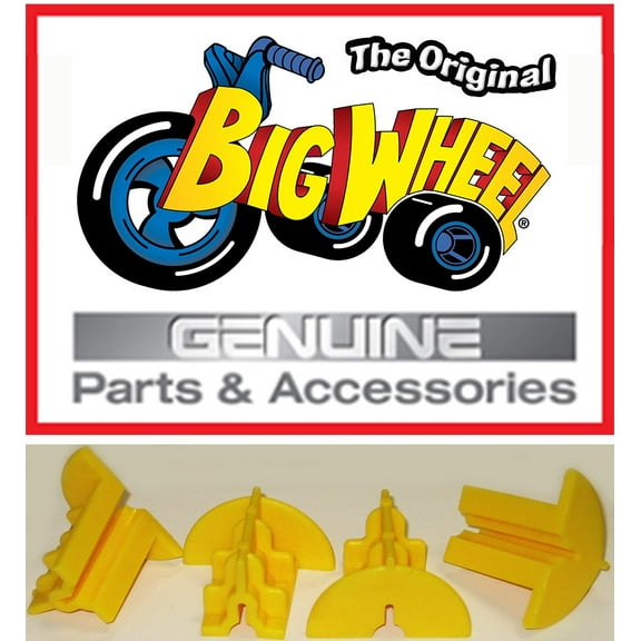Wheel Drive Inserts The Original "Classic" Big Wheel, Replacement Parts, Set of 4