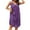 Blue, variant on Women's Ice Silk Nightgown Suspender Style Summer Sleep Dress Plus Size Blue One Size