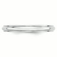 thumbnail image 2 of Lex & Lu 14k White Gold 3mm Half Round w/Edge Band Ring, 2 of 2