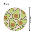 thumbnail image 3 of Disketp Cute Avocado Small Mouse Pad 7.9x7.9 Inches,Washable Round Mousepad For Office Laptop Computer,Non-Slip Rubber Base Mouse Pads For Wireless Mouse, 3 of 9