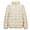 Beige, variant on KAUOD Boys Girls Quilted Puffer Jackets Lightweight Soft Zip up Turtleneck down Coats Kids Winter Padded Warm Outwear