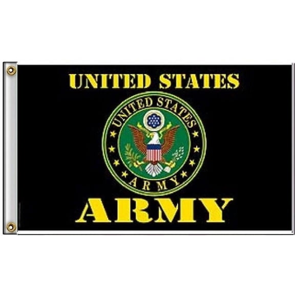 ANT Enterprises 3' x 5' 150D Polyester Army Symbol Outdoor Flag, UV Resistant
