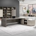 thumbnail image 3 of Corner Computer Desk Table Accessories Vanity Desk Adjustable Writing Executive Setup Escritorio Oficina Office Furniture My Lux Decor Round, 3 of 19