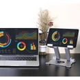 thumbnail image 3 of High-quality Tablet Holder, Adjustable Folding All-aluminum Solid Up To 13 Inches Tablet Holder-Space Grey, 3 of 6