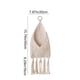 thumbnail image 3 of Organizador De Pared De Macramé, Cesta Colgante Tejida Artificial Para Decoración Del Hogar Y La Oficina, Blanco, 3 of 9