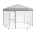 thumbnail image 2 of Uforic 9.8×6.2 ft ( 118" x 98" x 75" ) Large Outdoor Dog Kennel,Outside Heavy Duty Shade Dog Pen Playpen Pet Dog Enclosure Crate Dog Run House with UV & Waterproof Cover Fence, 2 of 8