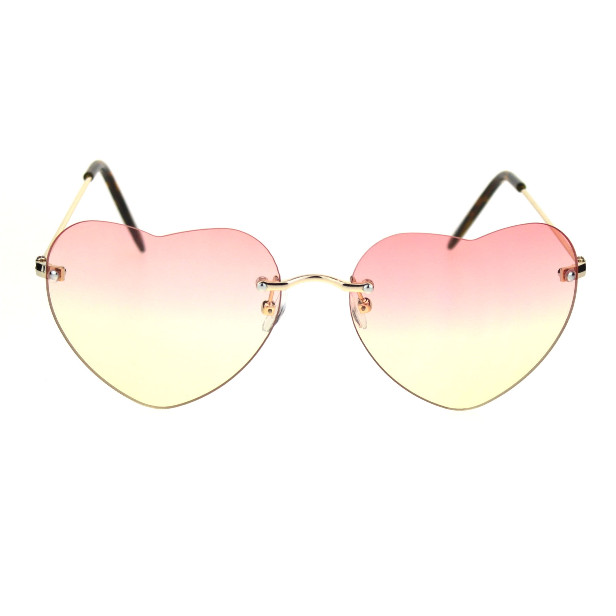 gradient heart sunglasses