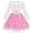 Pink Bunny, variant on Girls Dress Purple Easter Bunny Egg Hunt Heart Party Long Sleeve 4 Years