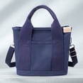 thumbnail image 4 of EIMELI Sac Hobo en Toile Mode à Fermeture Éclair pour Femmes, Imperméable, Grande Capacité (Bleu Foncé), 4 of 7
