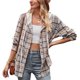 thumbnail image 5 of ICHUANYI Liquidación Nuevo suéter con capucha para mujer con chaqueta camisera informal con botones ICHUANYI WER202308230443, 5 of 9