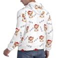 thumbnail image 6 of Sikiie Corgi With Santa Claus Hat Men's Hoodie, Essentials Hoodie, Sweatshirt, Pullover Hooded Sweatshirt for Men-X-Large, 6 of 7